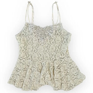 Vintage 90’s Cinema Etoile Coquette Lace Tank Top